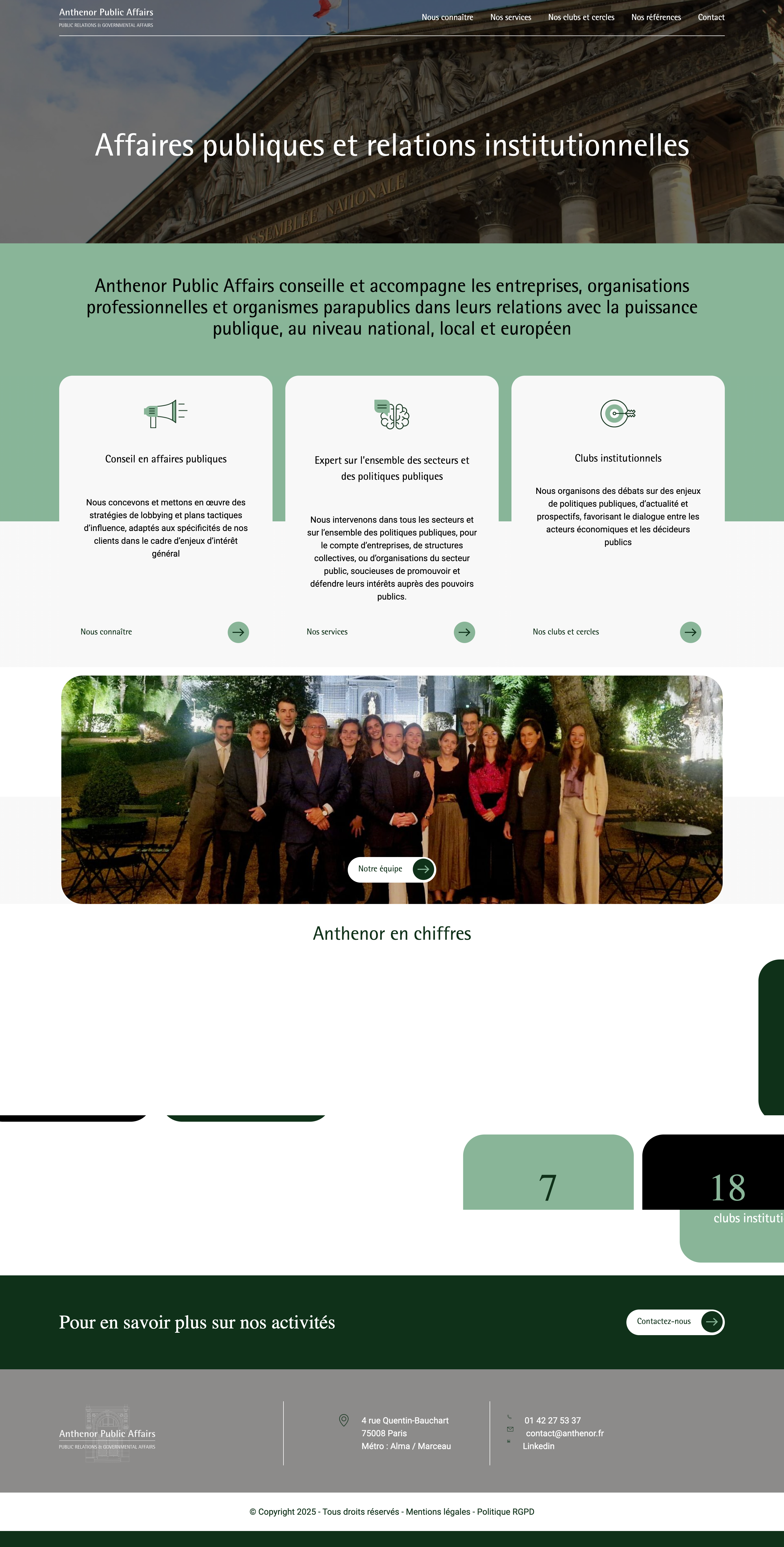 Benchmark Anthenor Public Affairs