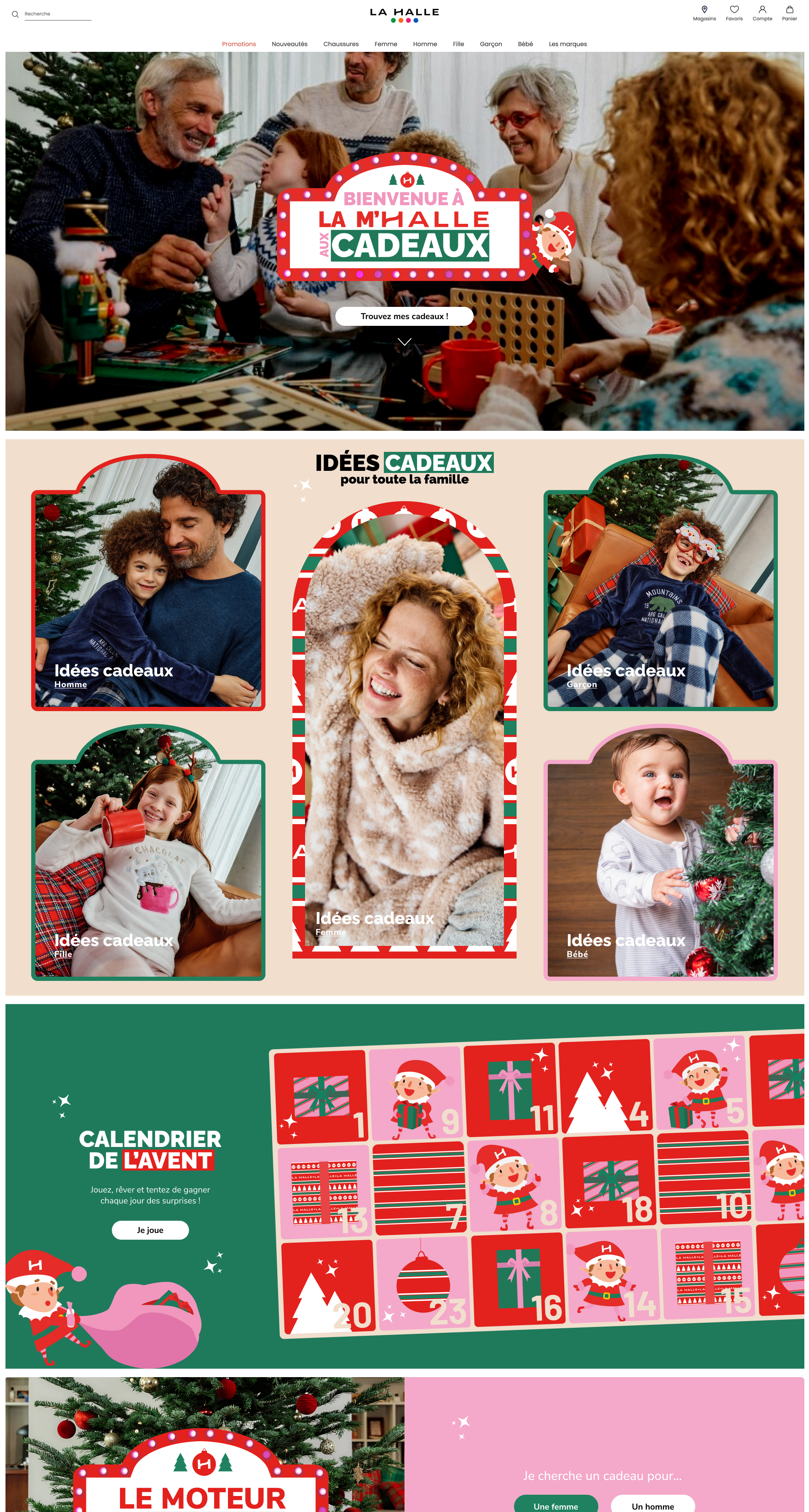 Id&eacute;es cadeaux — landing