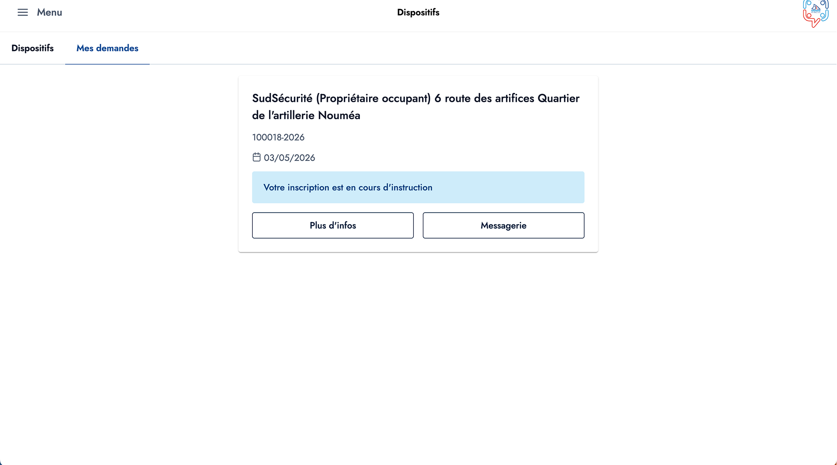 Mes demandes